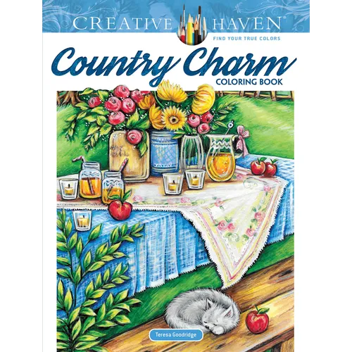 Creative Haven Country Charm Coloring Book