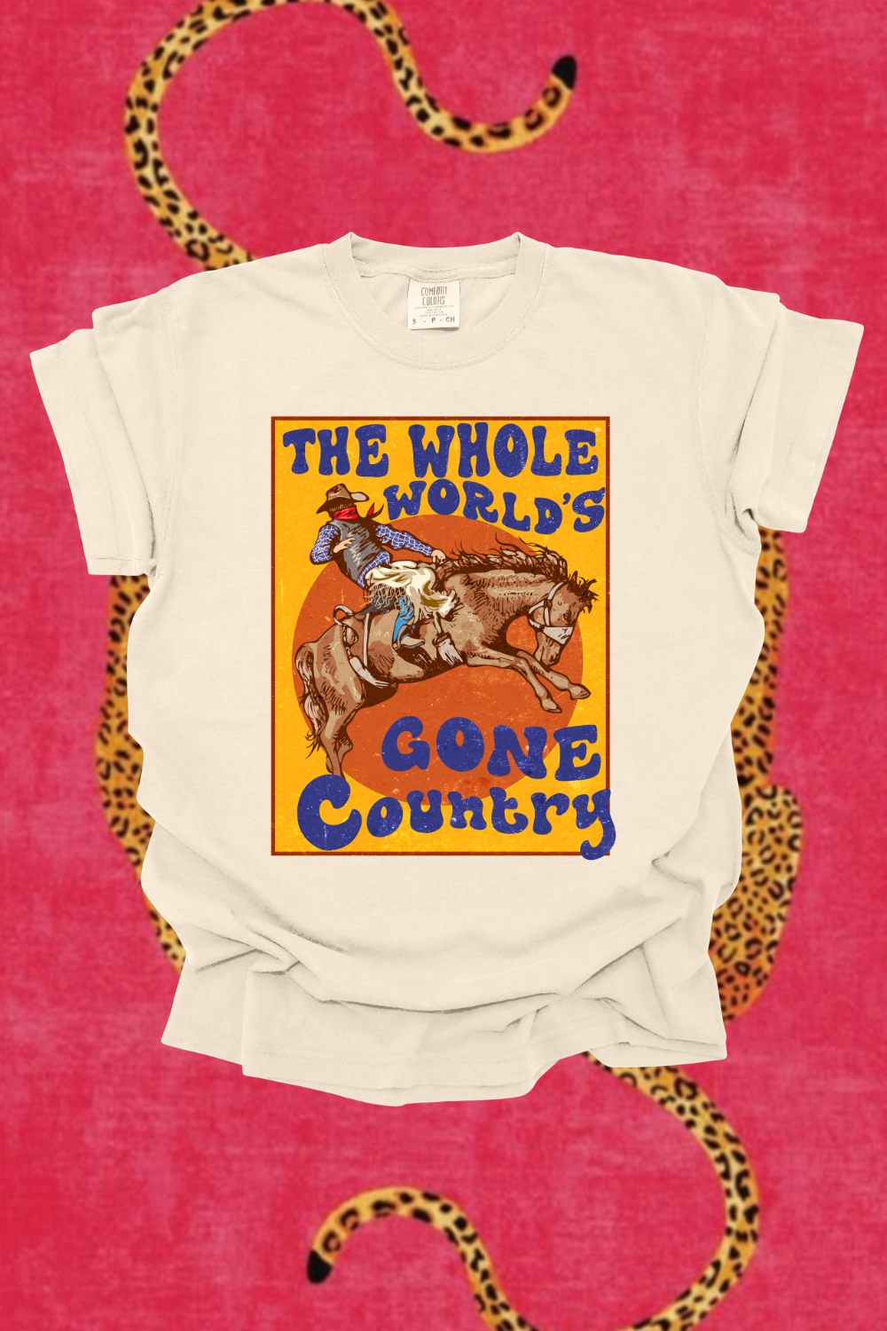 The World's Gone Country Comfort Colors Graphic Tee
