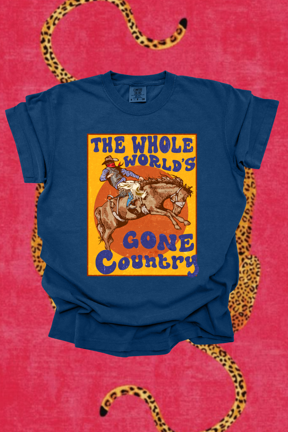 The World's Gone Country Comfort Colors Graphic Tee