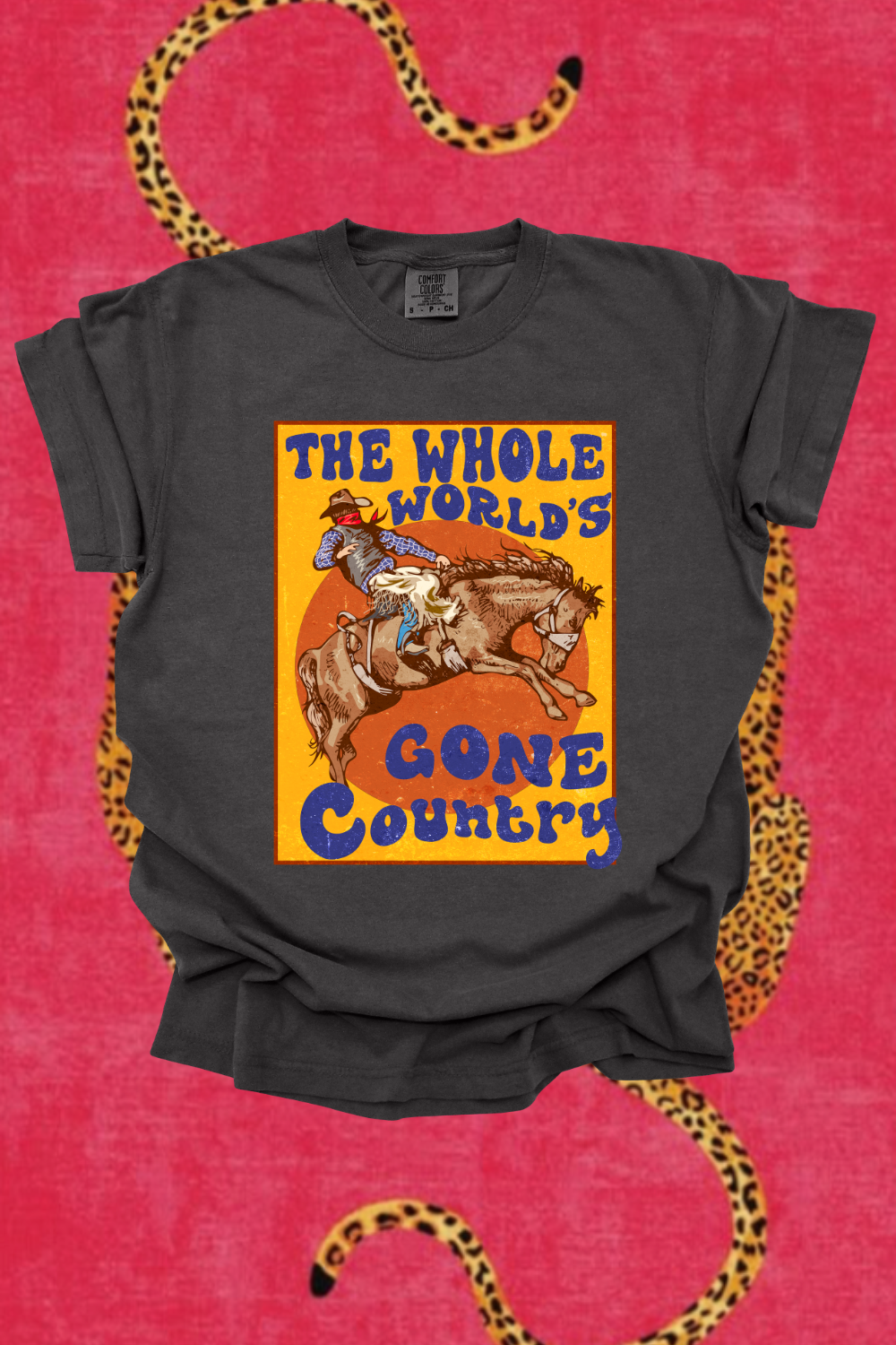 The World's Gone Country Comfort Colors Graphic Tee