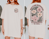 Motherhood Is Kingdom Work Christian Graphic Tee – Faith Mom