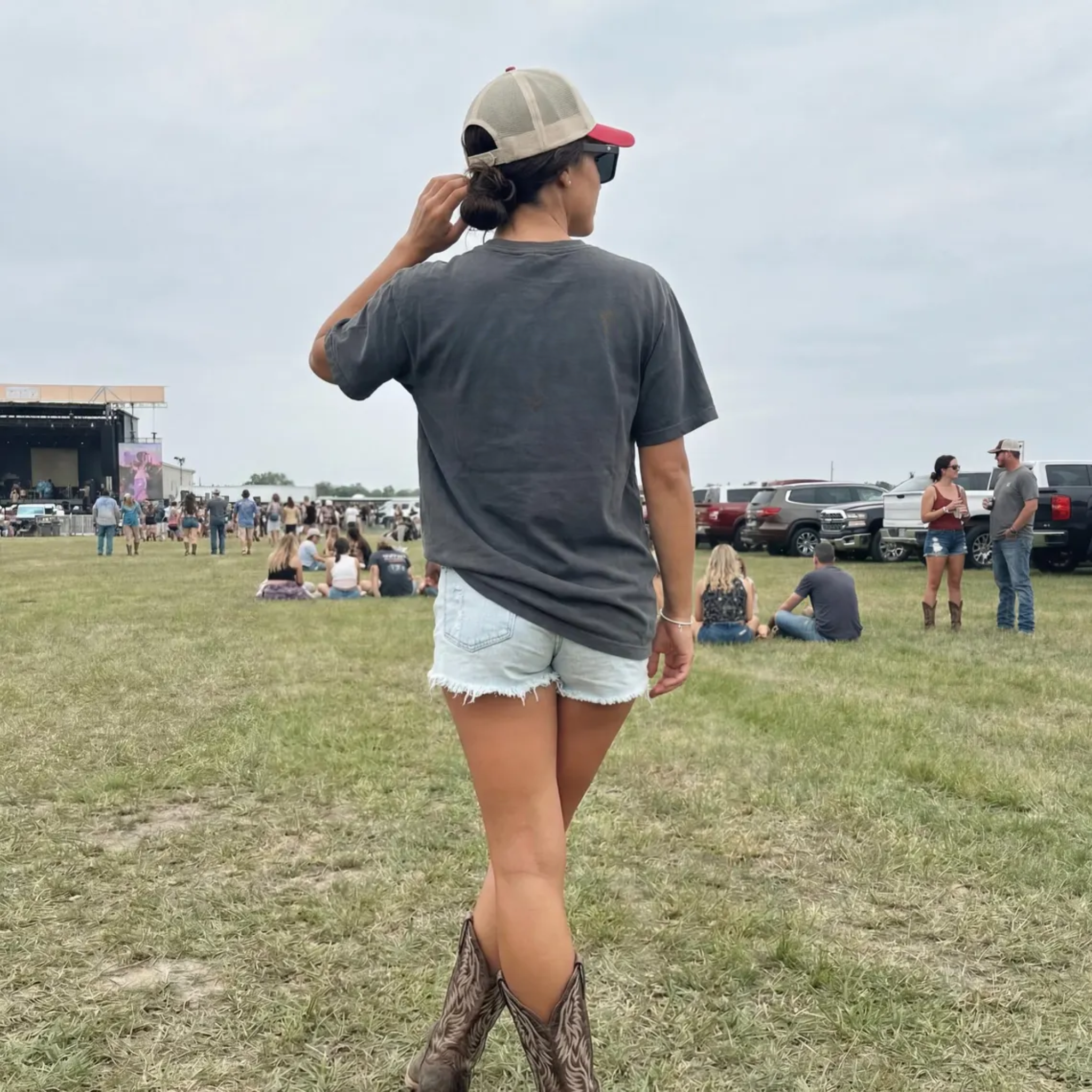 Support Live Music Graphic Tee – Country Concert Shirt