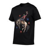 Makes America a Cowboy Again Western Country Stretchy Tee