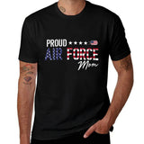 US Proud Air Force Mom Trendy Pattern T-Shirt – 180GSM Cotton