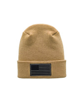 Haakwear American Flag Beanie – H Stitch Knit Cuffed USA Made