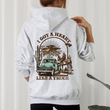 I Got a Heart Like a Truck Country Music Hoodie – Western