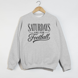 Saturdays Are For Football Graphic Sweatshirt | Cozy Football Season Crewneck for Women