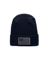 Haakwear American Flag Beanie – H Stitch Knit Cuffed USA Made