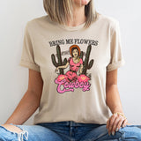 Bring Me Flowers Cowboy Super Soft Tee – Valentine's Day