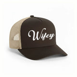 Embroidered Wifey Trucker Hat – Mesh Cap for Wedding or Anniversary