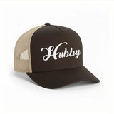 Embroidered Hubby Trucker Hat – Mesh Cap for Wedding or Anniversary