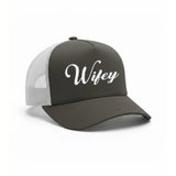 Embroidered Wifey Trucker Hat – Mesh Cap for Wedding or Anniversary