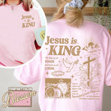 Jesus Is King Christian Graphic T-Shirt – Faith Apparel