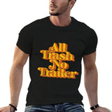 All Trash No Trailer Funny Retro 70s Country Pride Tee