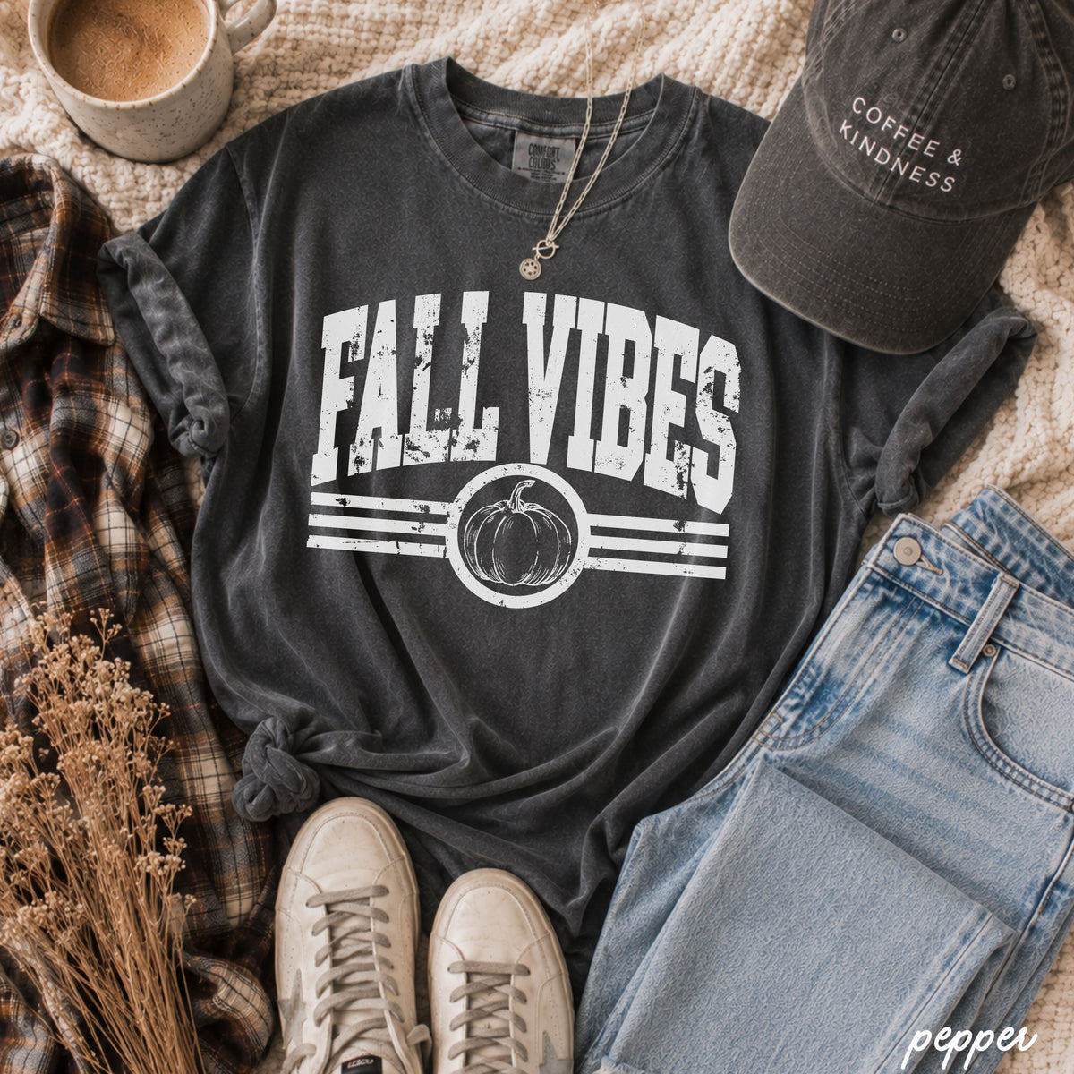 Fall Vibes Tee *13 Colors (S-3X)