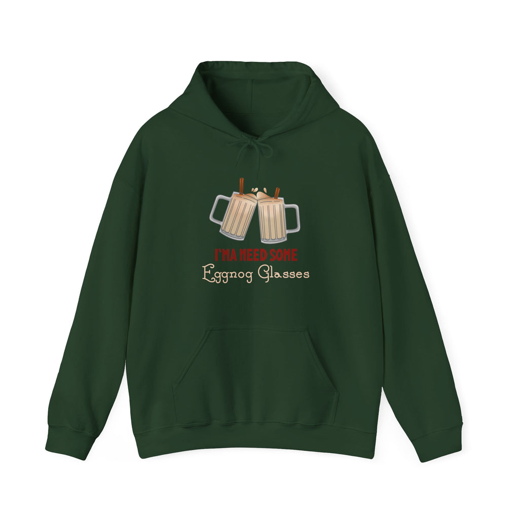 Eggnog Glasses Hoodie