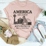 God's Country Graphic Tee – Soft Everyday Faith Western Shirt