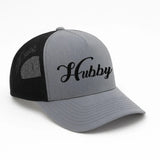 Embroidered Hubby Trucker Hat – Mesh Cap for Wedding or Anniversary