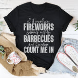 Fireworks Summer Nights BBQs & Freedom Graphic Tee – 4th of July