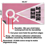 His Hole Her Hole - Cornhole Board Wrap - Set of 2