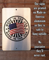 Cornhole Rules - Metal Sign