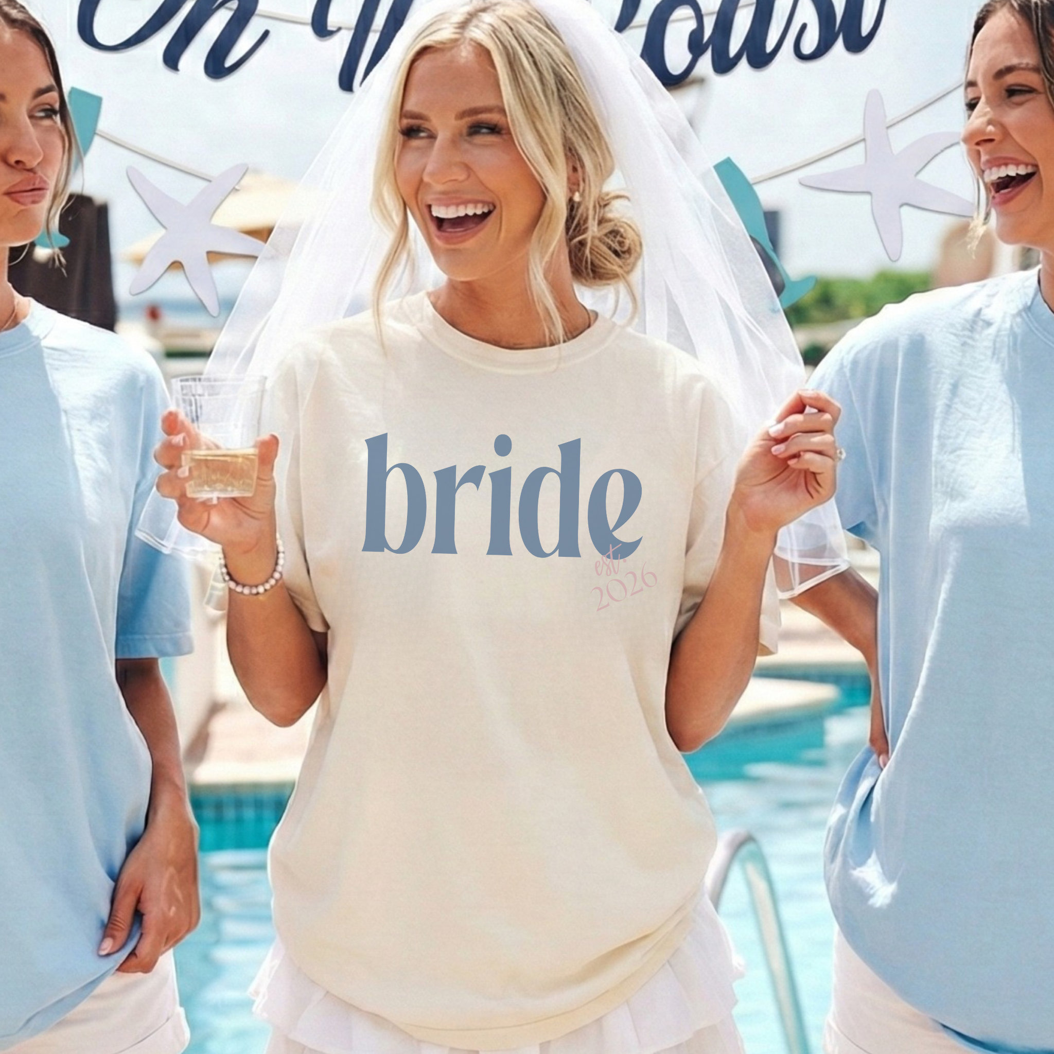 Bride Est. 2026 Comfort Colors Tee – Bachelorette & Wedding Shirt