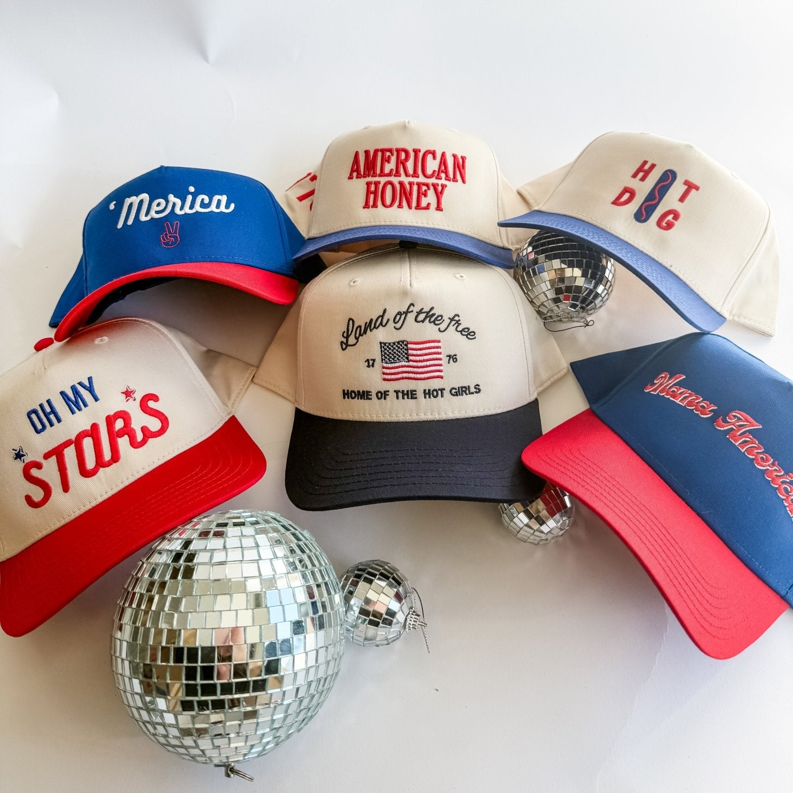'Merica Trucker Hat – Patriotic Mesh Snapback Cap