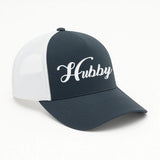 Embroidered Hubby Trucker Hat – Mesh Cap for Wedding or Anniversary