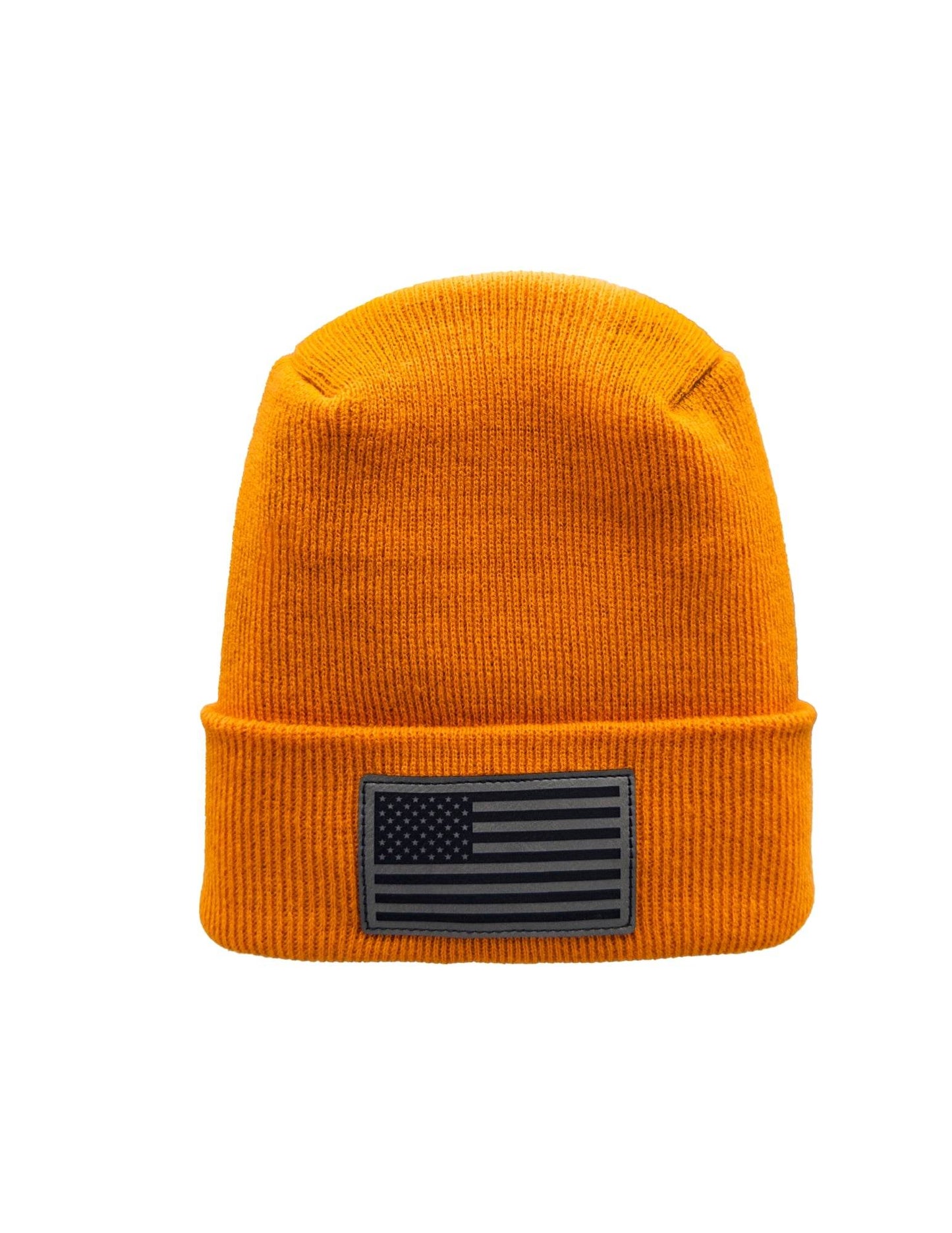 Haakwear American Flag Beanie – H Stitch Knit Cuffed USA Made