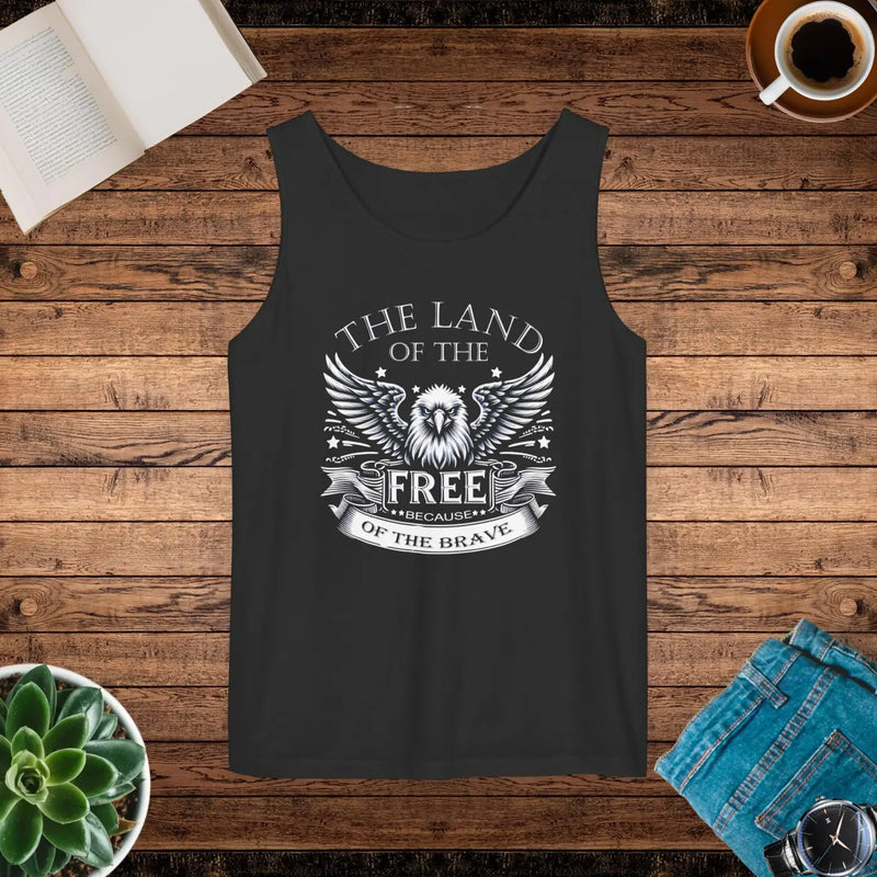 Patriotic Eagle Tank Top – True American Pride Cotton