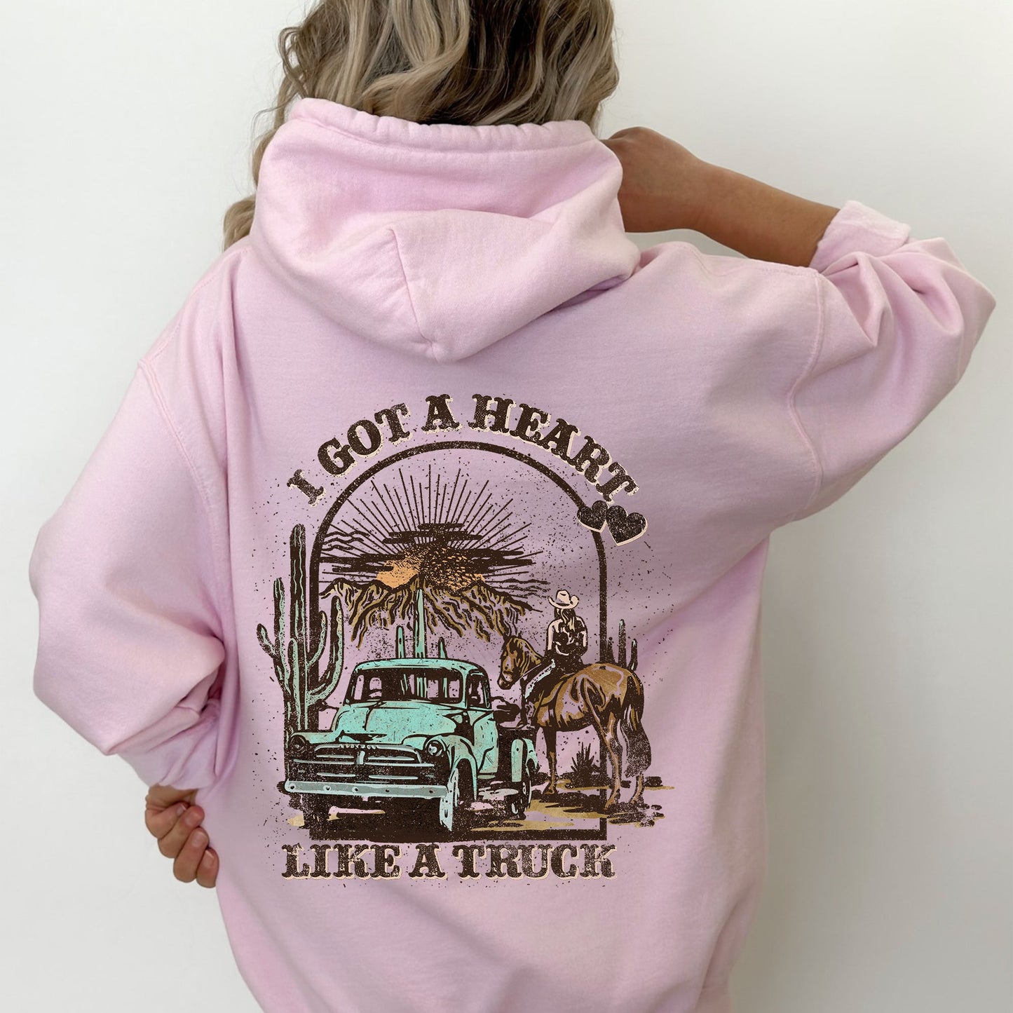 I Got a Heart Like a Truck Country Music Hoodie – Western