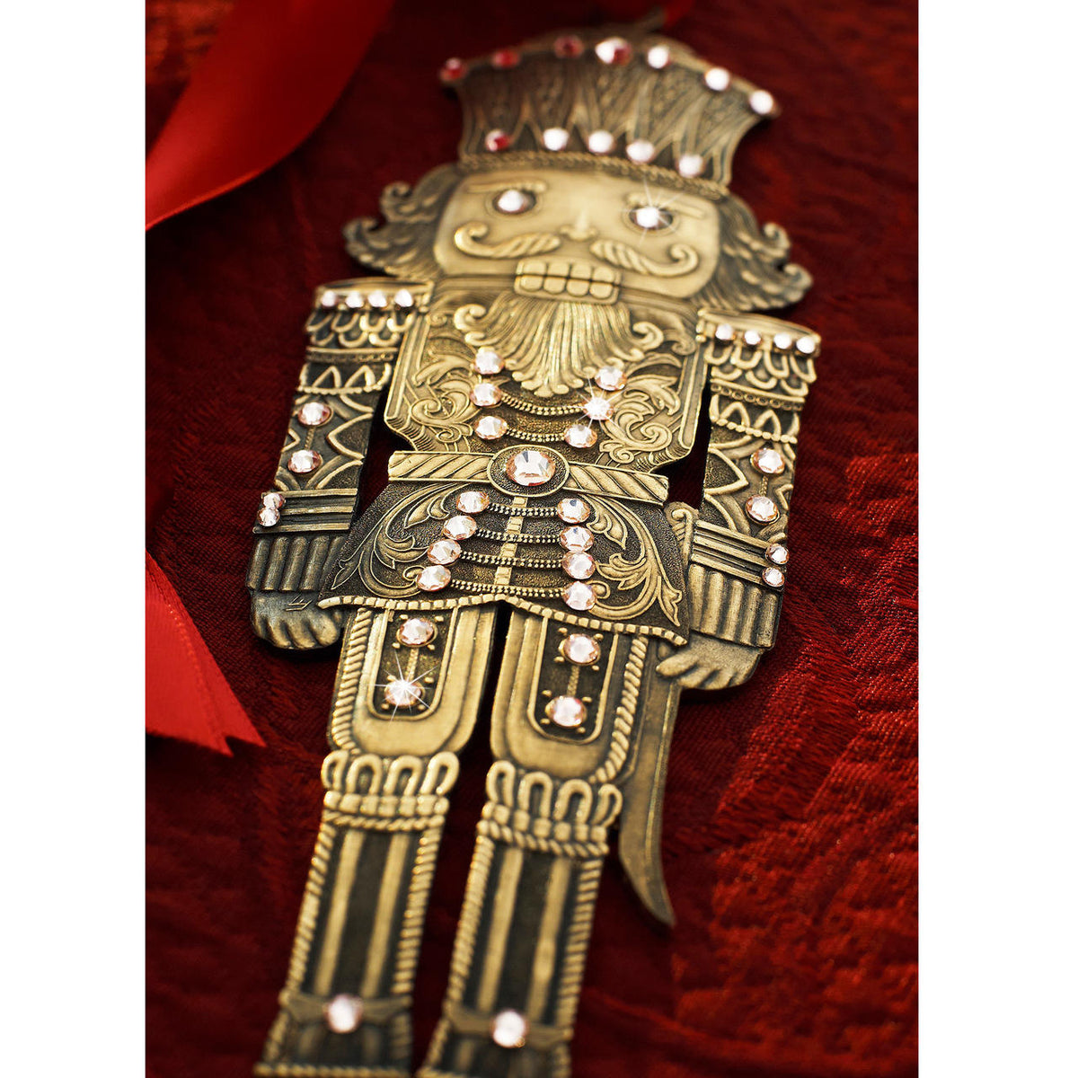 Nutcracker Prince Christmas Ornament - Bronze