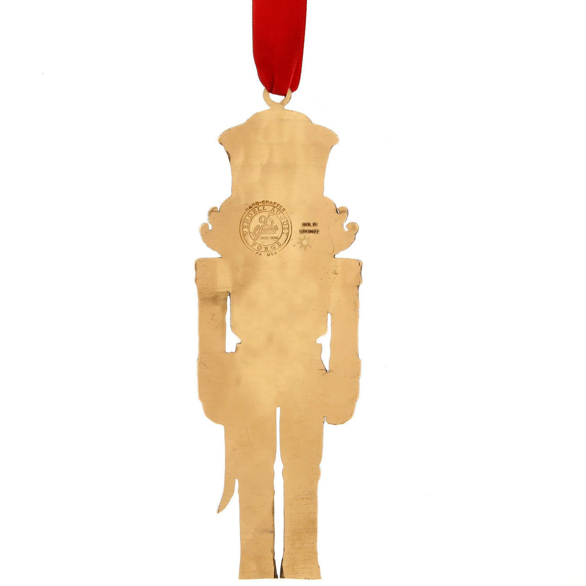 Nutcracker Prince Christmas Ornament - Bronze