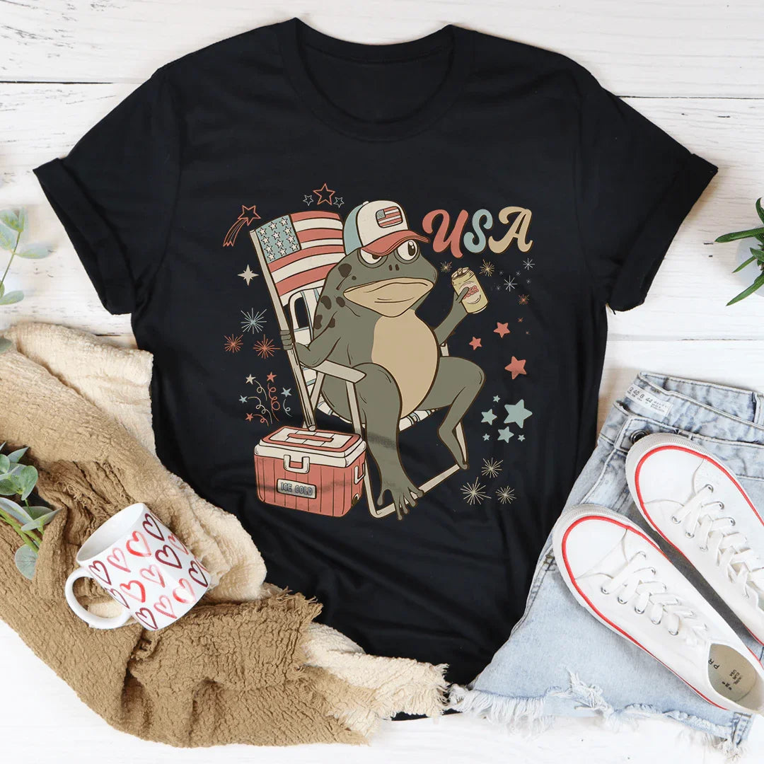 USA Graphic Tee – Soft Patriotic Everyday Shirt