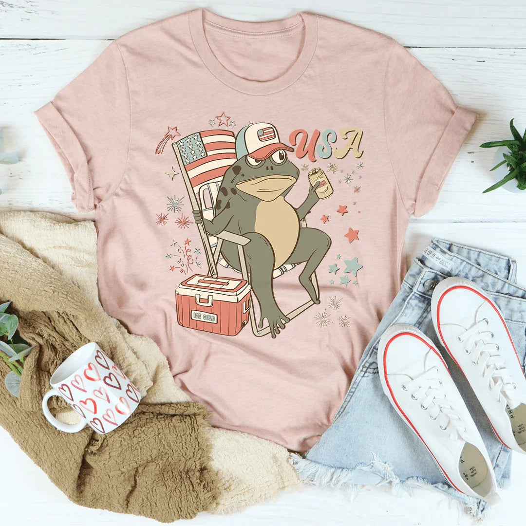 USA Graphic Tee – Soft Patriotic Everyday Shirt