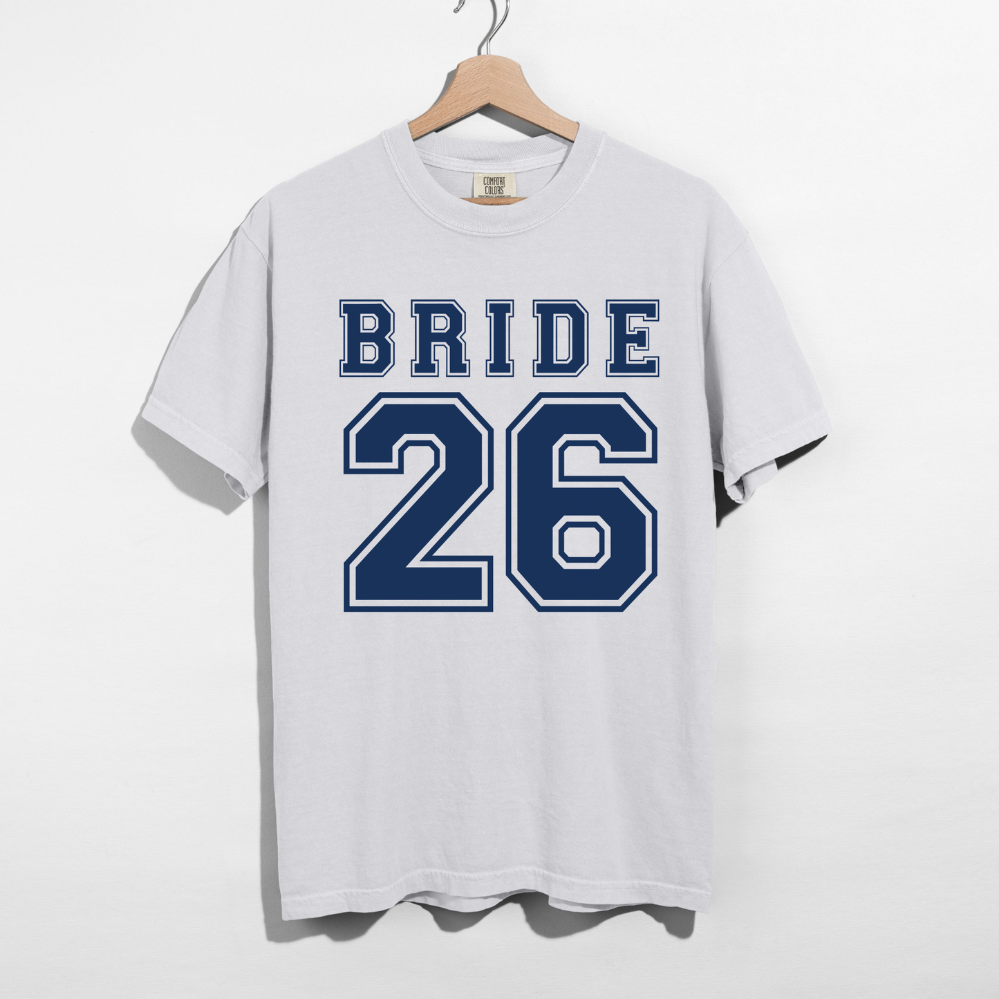 Bride 26 Varsity Graphic Tee – Bachelorette & Bridal Party Shirt